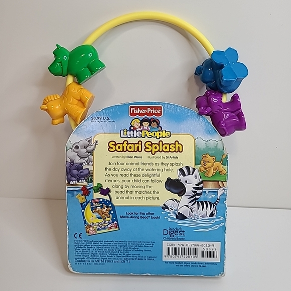 Fisher Price Little People Safari Splash Book - Picture 2 of 6